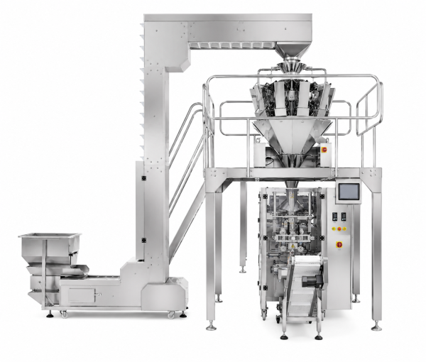 AUTOMATIC COLLAR TYPE 14 MULTIHEAD WEIGHER FILLER PACKAGING MACHINE HEXA 450